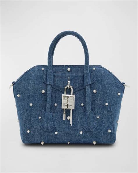 givenchy antigona stretch mini|Givenchy mini antigona lock denim tote bag.